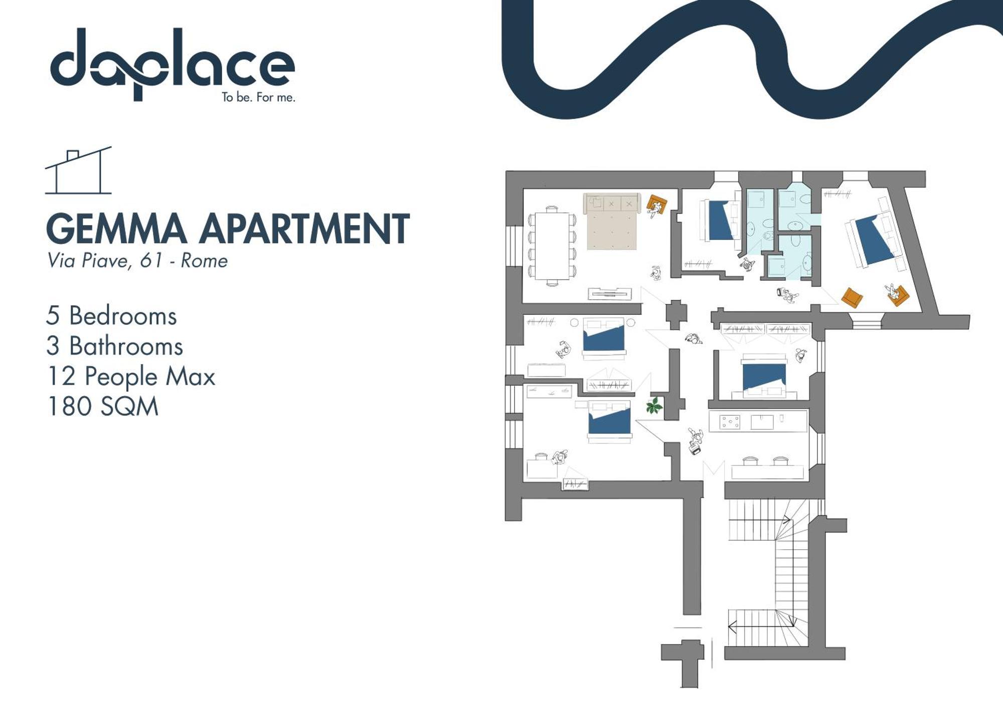 Daplace - Gemma Apartment روما المظهر الخارجي الصورة
